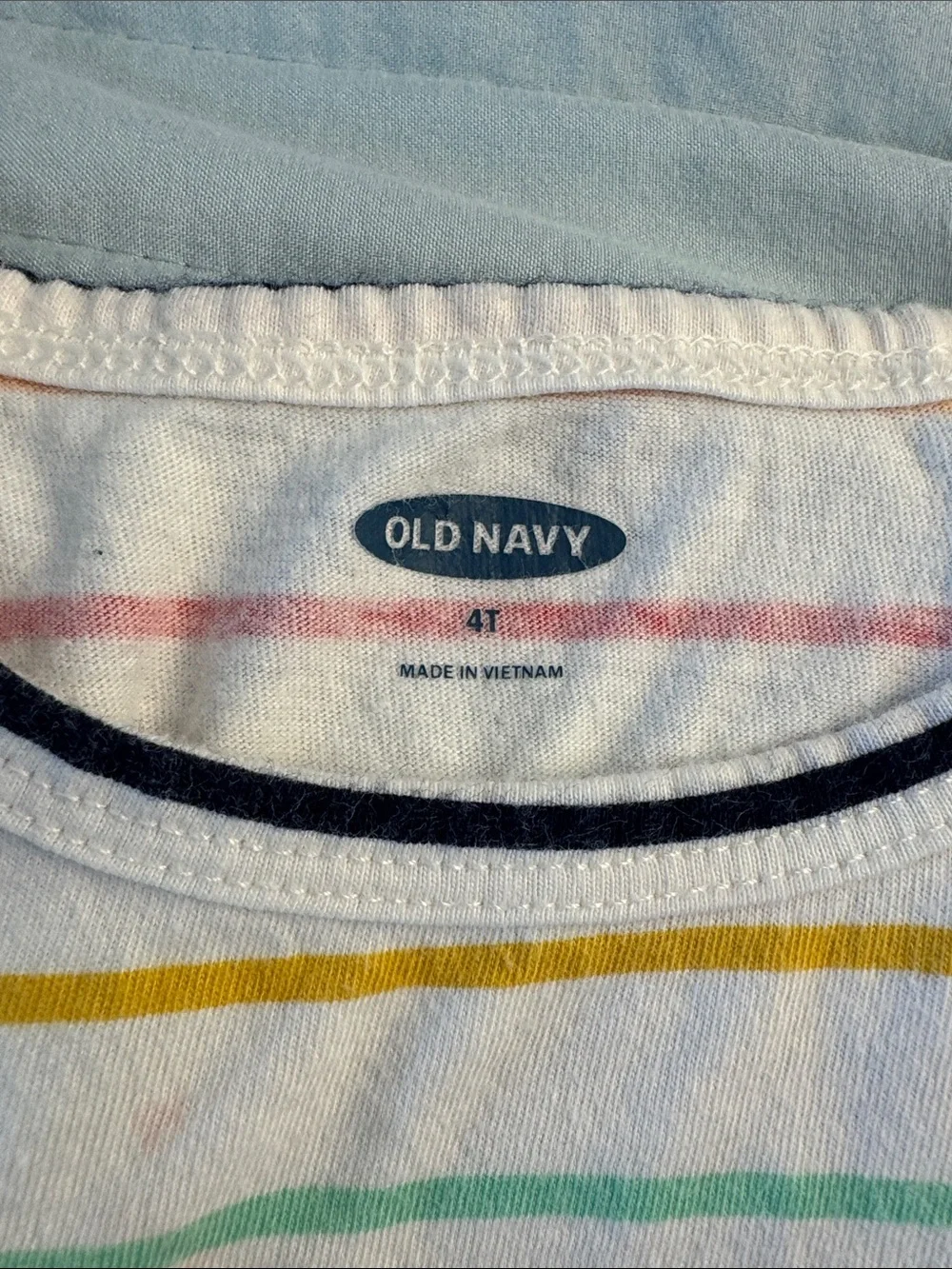 Rainbow stripe tank top from Old Navy